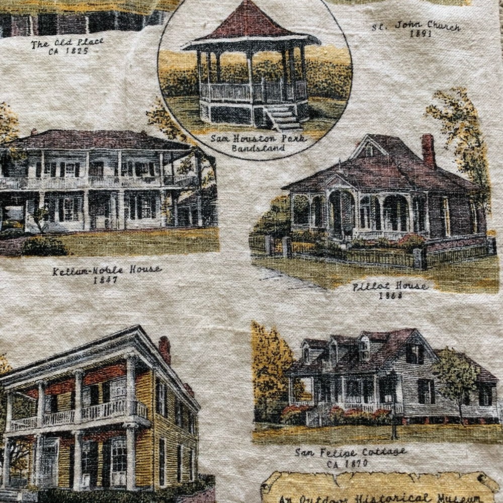 Vintage Harris County Heritage Society Tapestry Historical Museum,Houston,Texas - Picture 5 of 6
